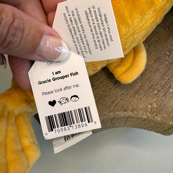 Jellycat Gracie Grouper FAST SHIP NEW Jellycat Retired Hard to Find!! - Picture 8 of 8